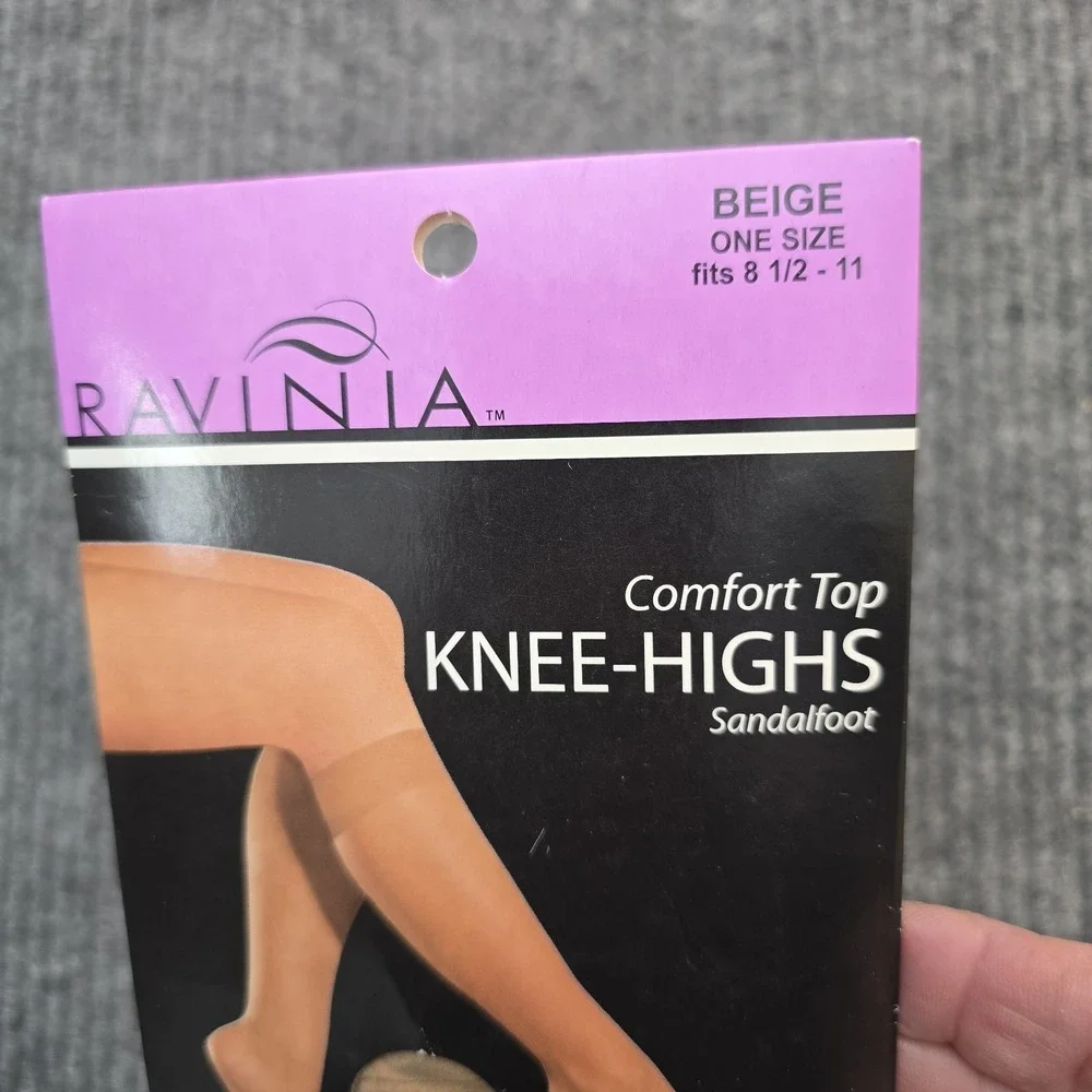Vintage Pantyhose Lot Bill Blass‎ Silky Fit Park Ave Knee Highs NOS Sealed